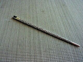 Antique Sterling Silver Repousse Pattern Dip Ink Pen By Tiffany & Co.  (51812)