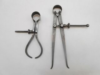 Calipers,  Small Vintage,  Two Pair