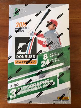 2019 Panini Donruss Baseball Hobby Box Factory