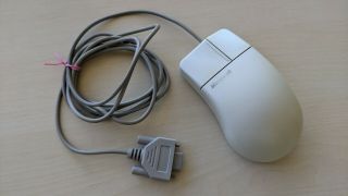 Vintage Microsoft Serial Mouse 2.  0a Part No.  50674