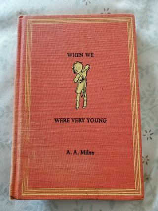 When We Were Very Young By A.  A.  Milne Decorations By Ernest Shepard 1961 Vintage