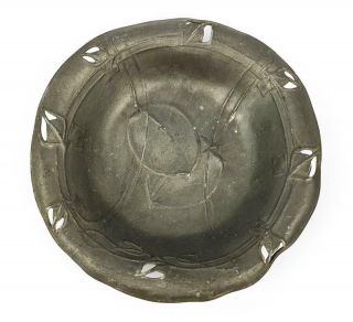Antique Archibald Knox Liberty English Pewter 0546 Pin Dish C1910 Art Nouveau