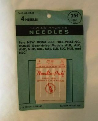Vintage Sewing Machine Needle Pack Sewing Machine Beverly Hills California