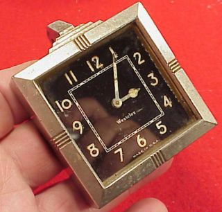 Vintage Ford Made In Usa Car Clock Made By Westclox Cleaning Needed