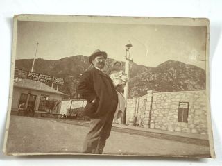 Found Photo Found Photograph Vintage Mount Mt.  Lowe California