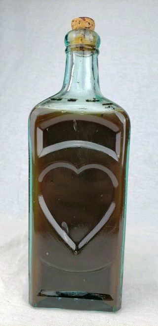 Dr.  Kilmers Heart Remedy Binghamton Ny Antique Bottle W/ Contents Attic