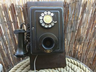 Antique Western Electric Wall Phone Model 553 A