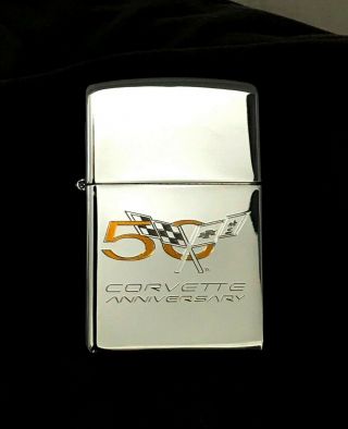 Corvette 50th Anniversary Lighter With 50th Logo
