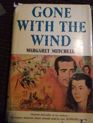 Vintage 1964 Gone With The Wind By Margaret Mitchell,  Macmillan Hardcover