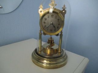 Bha (gustav Becker) 400 Day Flat Disc Pendulum Torsion Clock C1900
