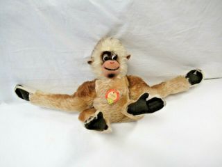 Vintage Steiff Stuffed Toy Animal Gibbon Ape Monkey
