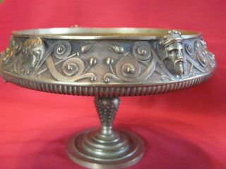 Victorian 1880 - 1900 Brass Table Centre Compote Of Unusual Design.  Great Piece.