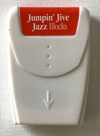Vtg Neurosmith Music Blocks Educational Musical Jumpin Jive Jazz Music Cartridge