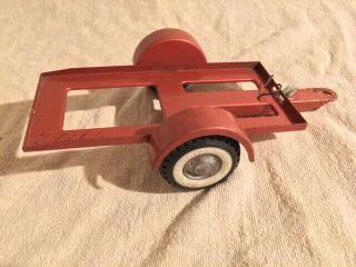 Vintage Nylint Toys Ford Speedway Special Tilt Trailer