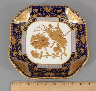 Antique 19thc Royal Crown Derby,  Hand Painted Porcelain Vegetable Serving Bowl