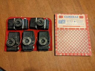 Vintage Punch Board 5 Cent Game With Prize Clix De Luxe Cameras,  1940 