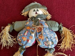 Home Interior Hanging Stuffed Fall/Autumn Scarecrow - Good Vintage 3
