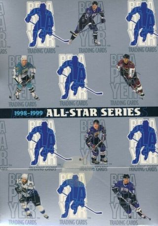 1998 - 99 Be A Player All - Star Series Hockey Hobby Box