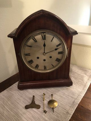 Antique Gustav Becker Médaille D ' or /Mantel clock for Parts/Repair 2
