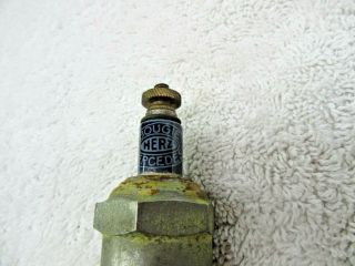 Rare Antique Vintage Herz Bougie Mercedes Spark Plug 7/8 " Collectible Dp