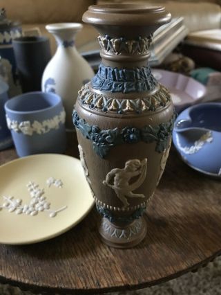 Antique Royal Doulton Lambeth Silicon 1883 Vase