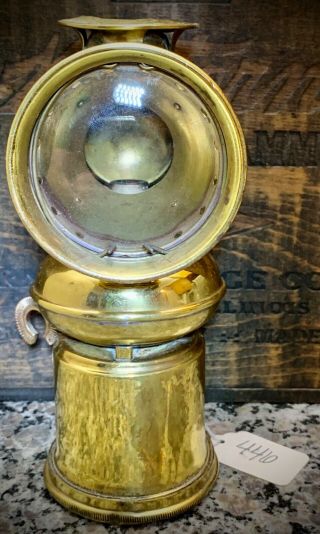 Antique Majestic Miller Bicycle Lamp Driving Carbide Light Coach Buggy Lantern