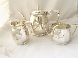 Quality Mappin And Webb Silver Plated Tea Set