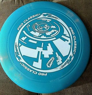 Vintage 1980 Wham - O Frisbee Disc 130g Pro - Classic 10 " Blue
