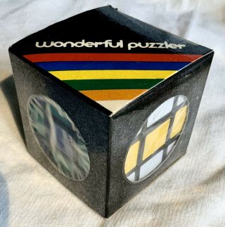 Vintage Wonderful Puzzler Brand Rubix - Cube Style Toy Gadget Puzzle