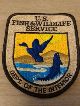 Vtg U.  S.  Fish And Wildlife Jacket Patch