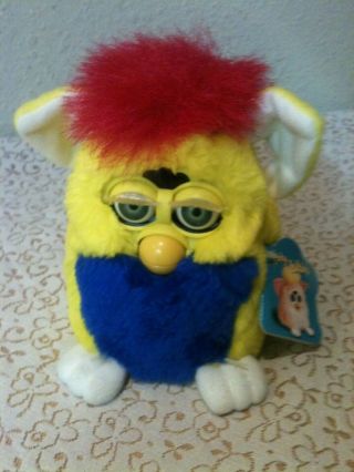 Vintage 1999 Furby Baby 70 - 940 Red/yellow/blue With Tags - And