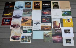 31 Vintage Car Brochures 1970 - 1979 Lincoln Mercury Plymouth And Pontiac