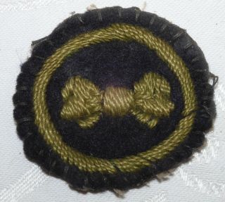 1922 Girl Guides - Milliner - Proficiency Badge Patch - Felt Merit - Antique