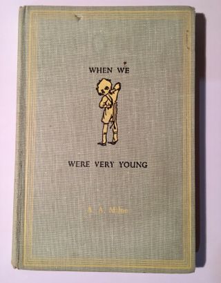 Vintage 1961 When We Were Very Young Hardcover By A.  A.  Milne Winnie The Pooh
