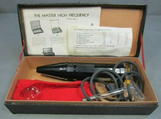 Medical Quackery Master Violet Ray Machine With Case And Wands