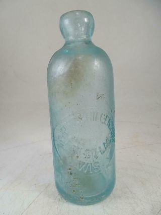 Antique Blob Top Soda Beer Bottle Nehring & Hilgendorf Fond Du Lac Wi Vintage