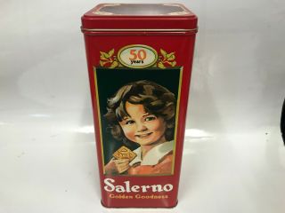Vintage Salerno Golden Goodness 50 Years Collector Tin