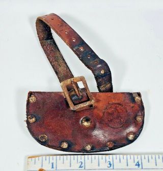 Vintage Bsa Boy Scout America Belt Axe Hatchet Leather Sheath Case