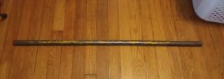 Vtg Antique Pole Rod For Cast Iron Railroad Jack Simplex 36 "