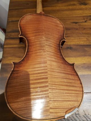 Antique Adolf Seidel Violin 1930s Tiger Maple