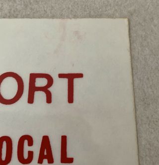 Vintage Support Your Local Hells Angels - Dago (Clear Bumper Sticker) 2