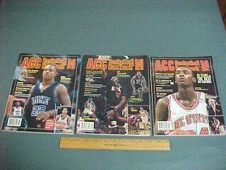 Vintage Acc Atlantic Coast Conference Basketball Handbooks : 2003 / 2002 / 2004