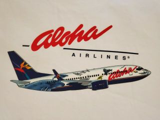Official Aloha Airlines " Wyland " T - Shirt Size Xlarge