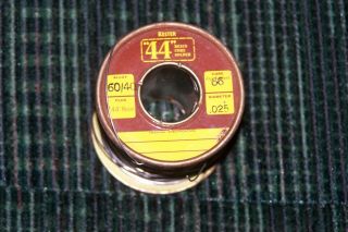 Vintage 1 Pound Kester 44 Resin Core 25 Solder Almost Full No Box