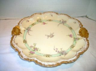 Vintage Limoges Coronet Round Serving Tray / Dish France