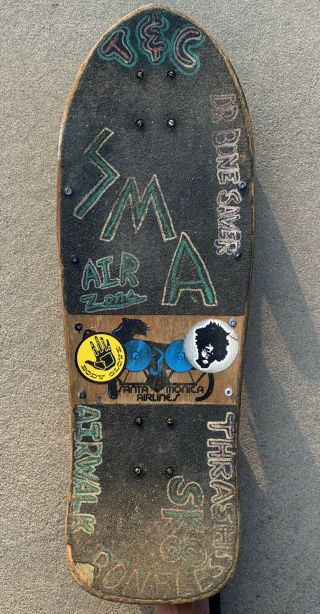 Vtg Santa Monica Airlines Natas Kaupas Panther Skateboard Vintage 1980s