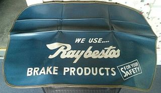 Vintage Raybestos Brake Products Auto Mechanic Fender Cover Apron Guard