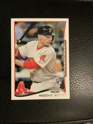 Mookie Betts Rc 2014 Topps Update Us - 26 Dodgers Rookie Hot