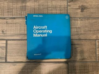 Pan Am Boeing 737 - 100 Aircraft Operating Manuals Vol 1 - 2 3