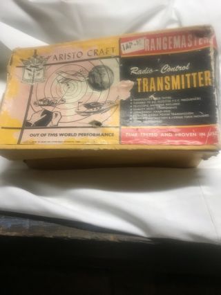 Vintage Aristo - Craft 1ap - M Rc Radio Transmitter W/antenna & Instructions